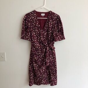 Heartloom patterned wrap dress
